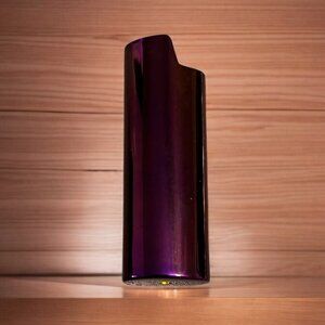 Shiny Purple Metal Shell Cover Holder fits BIC standard J6
